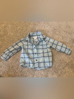 ‼️Mix and Match 3 items for $5‼️ 
Cat & Jack 18 months Plaid Button-Down Shirt